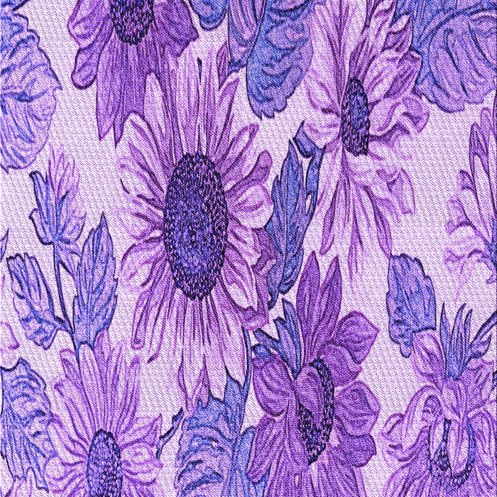 Machine Washable Transitional Blue Violet Purple Rug, wshpat1124pur