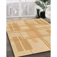 Patterned Orange Rug, pat1125org