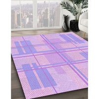 Patterned Purple Rug, pat1125pur