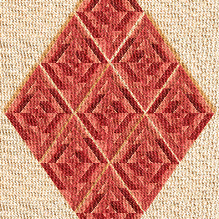 Machine Washable Transitional Pastel Orange Rug, wshpat1126org