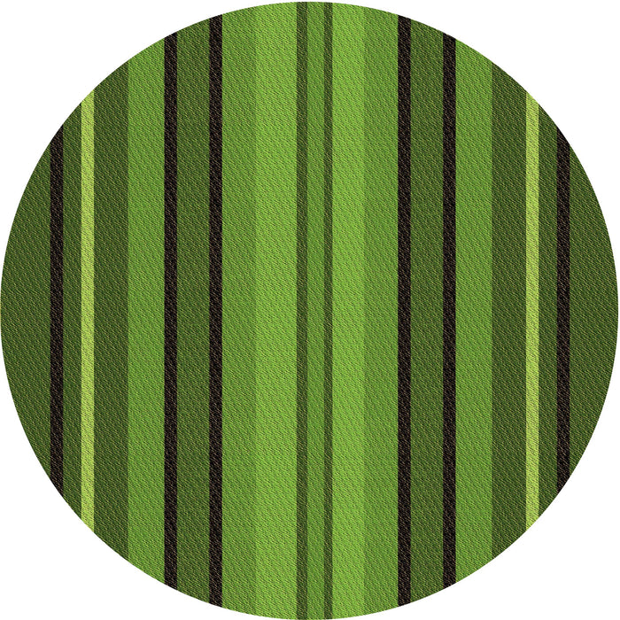 Square Machine Washable Transitional Dark Forest Green Rug in a Living Room, wshpat1127brn