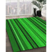 Machine Washable Transitional Green Rug in a Family Room, wshpat1127grn