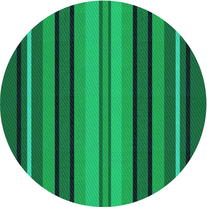 Square Patterned Deep Emerald Green Rug, pat1127lblu