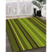 Patterned Pistachio Green Rug in Family Room, pat1127org