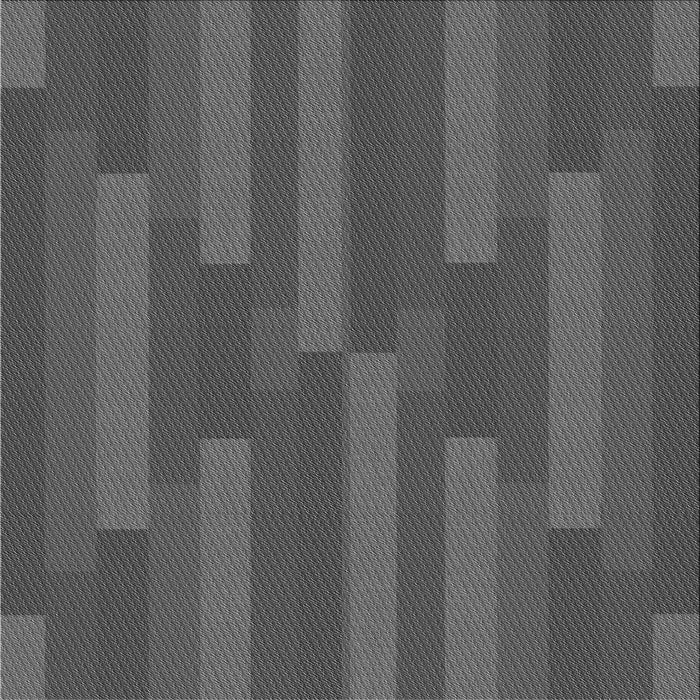 Round Patterned Black Rug, pat1128gry