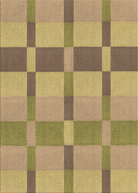 Machine Washable Transitional Brown Rug, wshpat1129brn