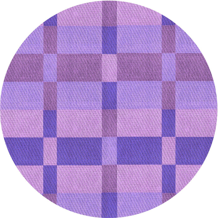 Square Patterned Violet Purple Rug, pat1129pur