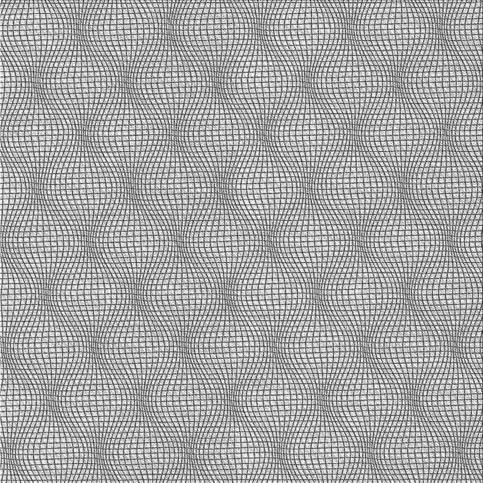 Square Patterned Carbon Gray Novelty Rug, pat112