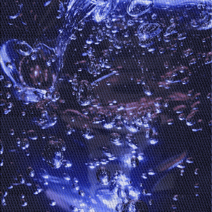 Patterned Night Blue Rug, pat113blu