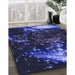 Machine Washable Transitional Night Blue Rug in a Family Room, wshpat113blu
