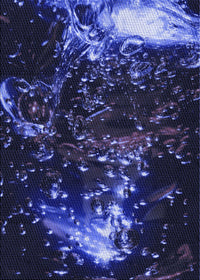 Machine Washable Transitional Night Blue Rug, wshpat113blu