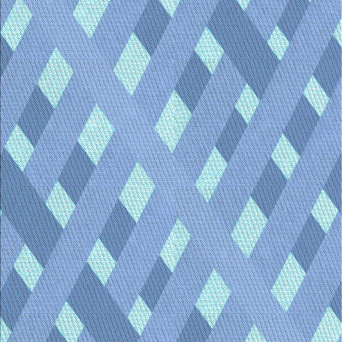 Machine Washable Transitional Sky Blue Rug, wshpat1130lblu