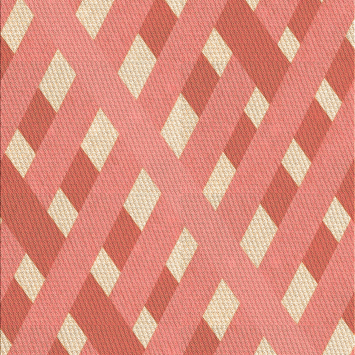 Patterned Light Salmon Rose Pink Rug, pat1130org