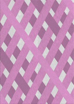 Patterned Magenta Pink Novelty Rug, pat1130