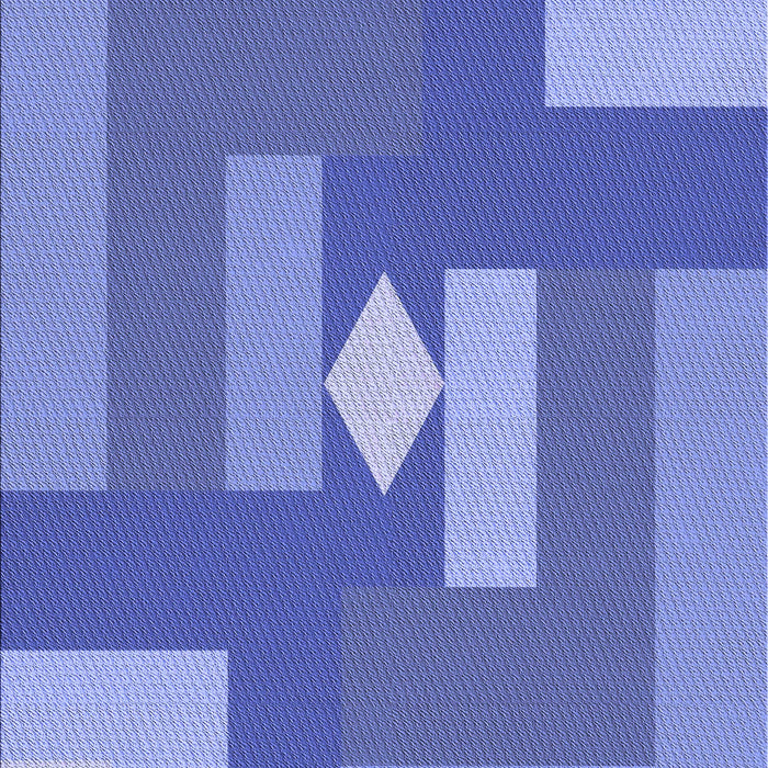 Machine Washable Transitional Denim Blue Rug, wshpat1131blu