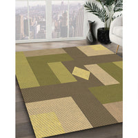 Patterned Oak Brown Rug, pat1131brn