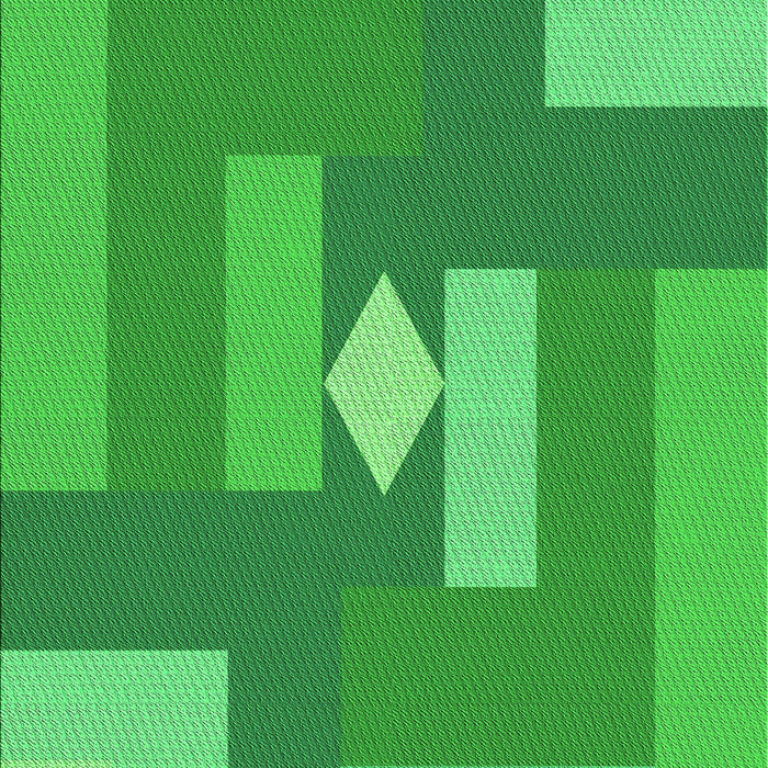 Machine Washable Transitional Neon Green Rug, wshpat1131grn