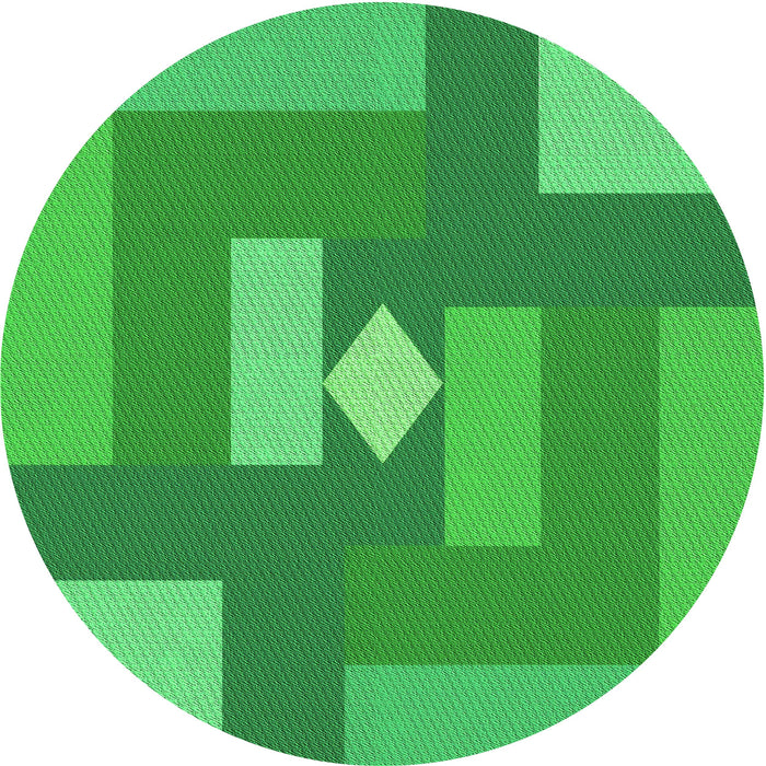 Square Machine Washable Transitional Neon Green Rug in a Living Room, wshpat1131grn