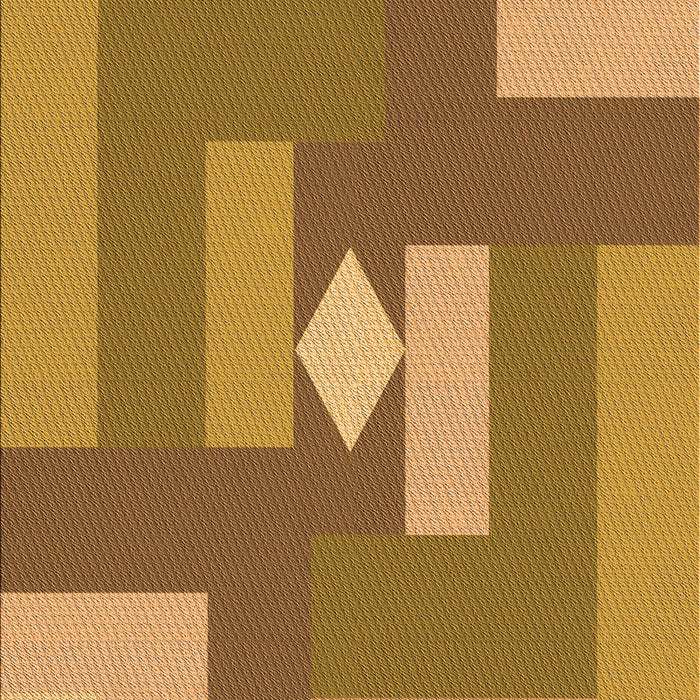 Patterned Yellow Rug, pat1131org