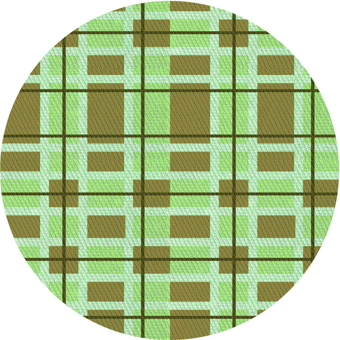 Square Patterned Pastel Green Rug, pat1132grn