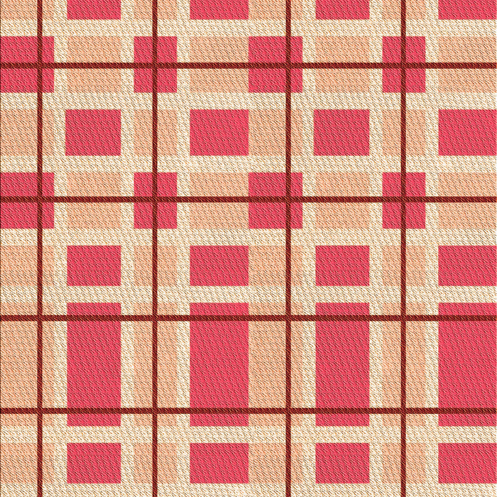 Patterned Pastel Orange Rug, pat1132org