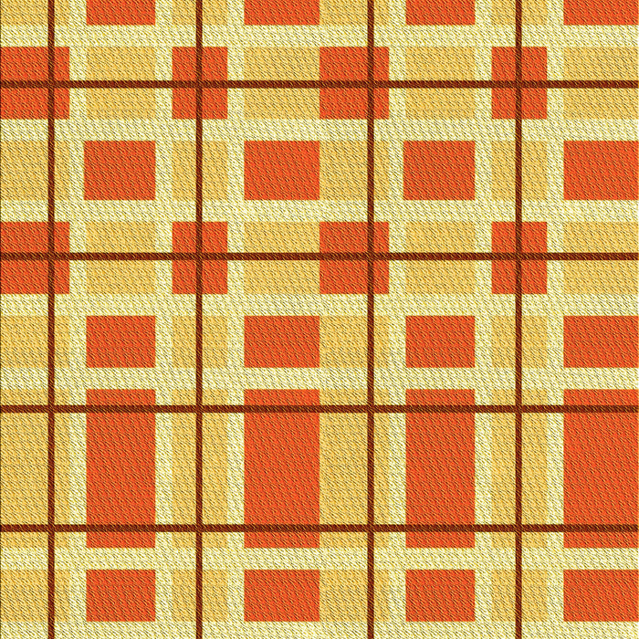 Patterned Orange Red Orange Rug, pat1132yw
