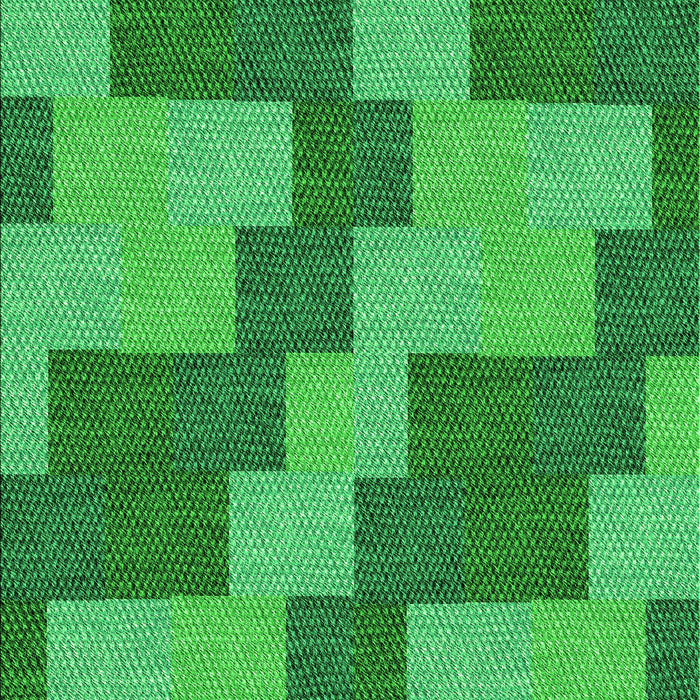 Patterned Green Rug, pat1134grn