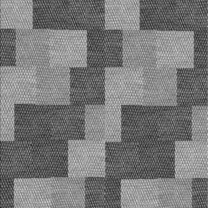Patterned Dark Gray Rug, pat1134gry