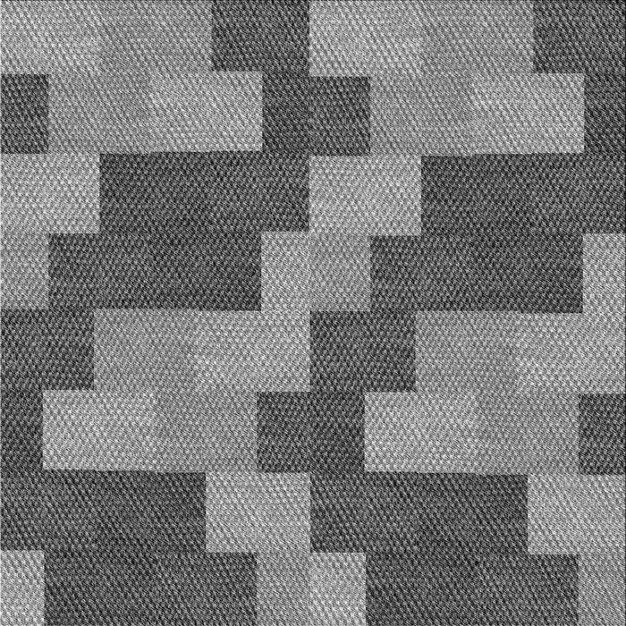 Round Patterned Dark Gray Rug, pat1134gry