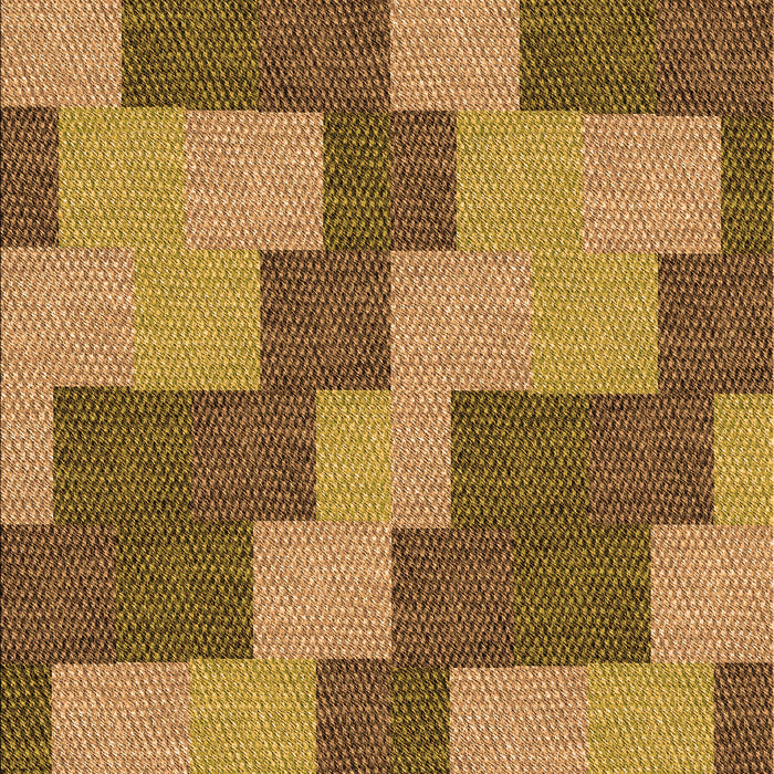 Patterned Saddle Brown Rug, pat1134org
