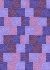 Machine Washable Transitional Amethyst Purple Rug, wshpat1134pur