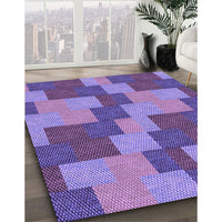 Patterned Amethyst Purple Rug, pat1134pur