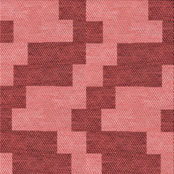 Round Patterned Red Rug, pat1134rd