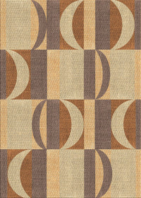 Machine Washable Transitional Sienna Brown Rug, wshpat1135brn