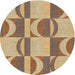 Square Machine Washable Transitional Sienna Brown Rug in a Living Room, wshpat1135brn