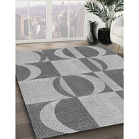 Patterned Silver Gray Rug, pat1135gry