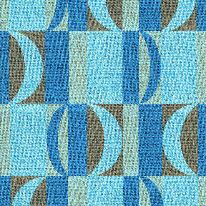 Patterned Glacial Blue Ice Blue Rug, pat1135lblu