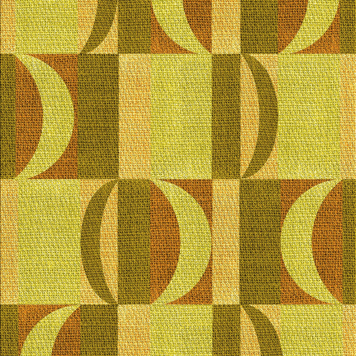 Patterned Yellow Rug, pat1135yw