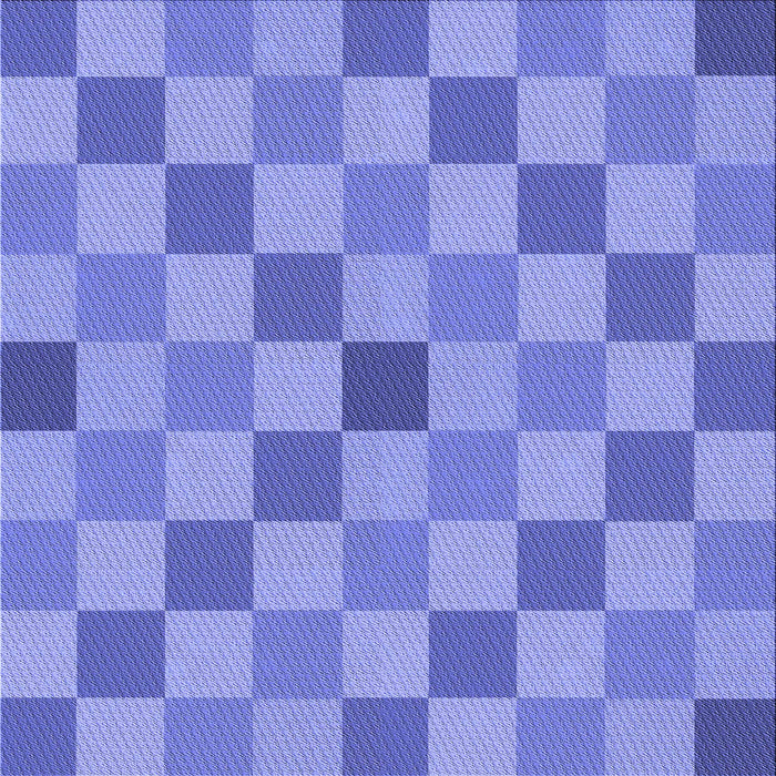 Round Patterned Denim Blue Rug, pat1136blu