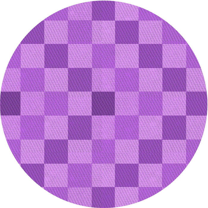 Square Patterned Purple Rug, pat1136pur