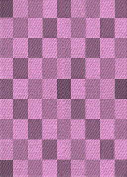 Patterned Violet Purple Novelty Rug, pat1136