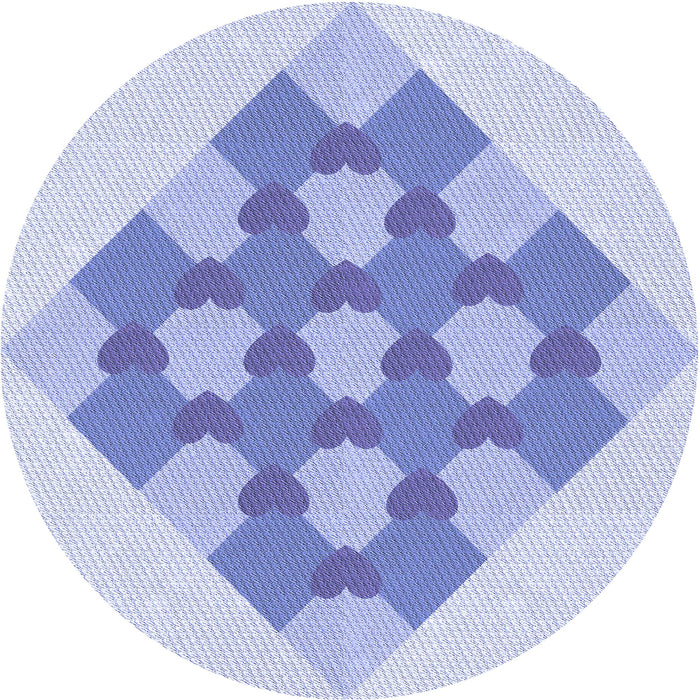 Square Machine Washable Transitional Blue Rug in a Living Room, wshpat1137blu