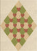 Patterned Khaki Gold Rug, pat1137brn