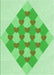 Patterned Jade Green Rug, pat1137grn