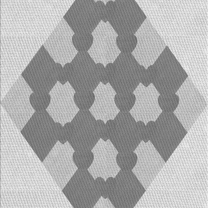 Patterned Gunmetal Gray Rug, pat1137gry