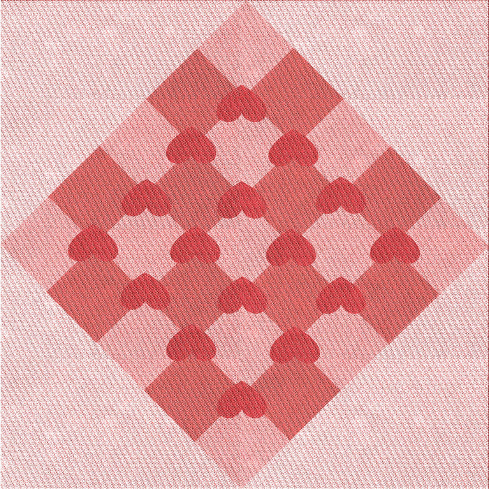 Round Machine Washable Transitional Pink Rug, wshpat1137rd