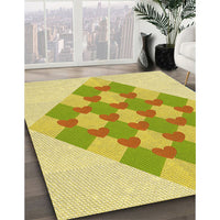 Patterned Brown Rug, pat1137yw