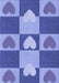 Patterned Blue Rug, pat1138blu