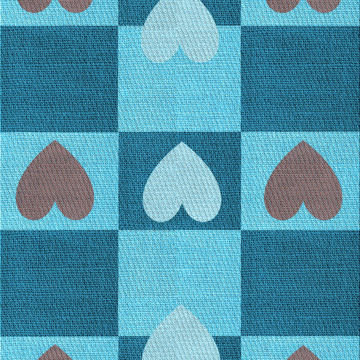 Machine Washable Transitional Bright Turquoise Blue Rug, wshpat1138lblu