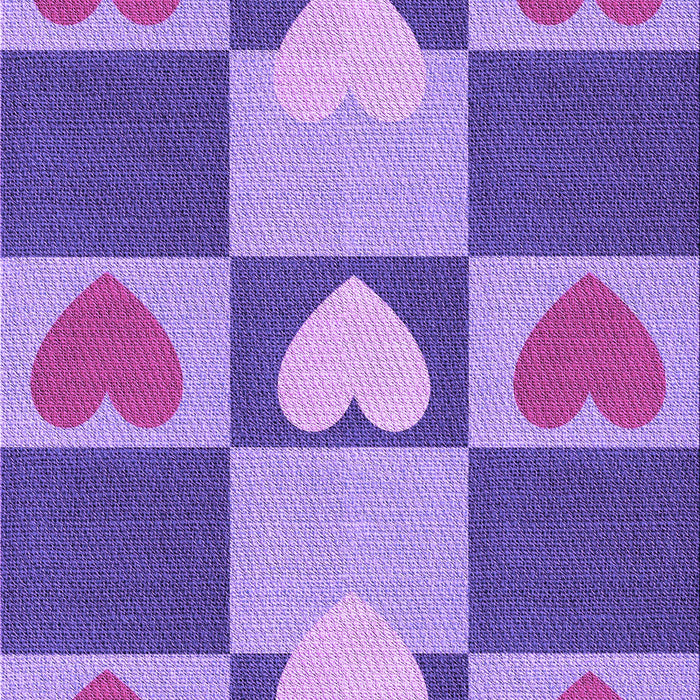 Patterned Bright Lilac Purple Rug, pat1138pur